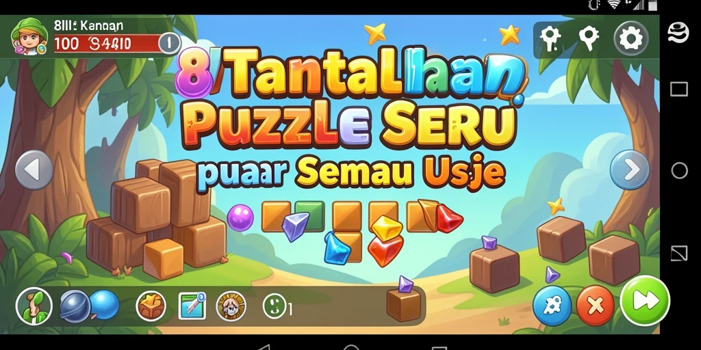 Tampilan gameplay <strong>8II</strong> yang menantang dan interaktif.