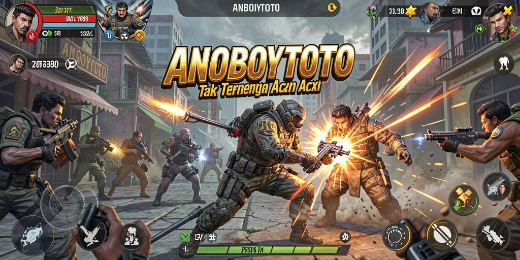 Tampilan gameplay seru ANOBOYTOTO yang penuh aksi.