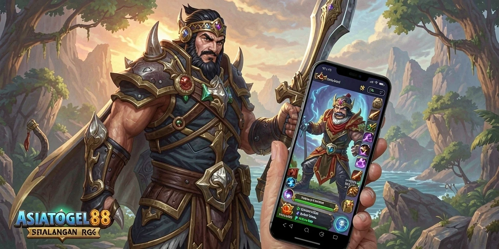 Tampilan utama gameplay ASIATOGEL88 yang menarik dan seru.