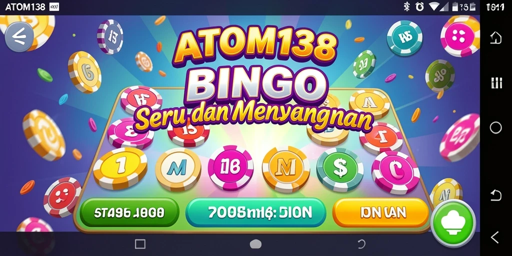 Tampilan gameplay Bingo yang menarik dan interaktif di ATOM138.