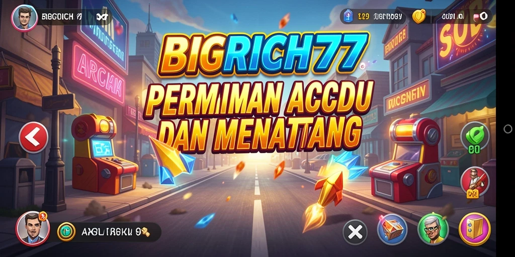Tampilan gameplay seru dan mendebarkan dari BIGRICH77.
