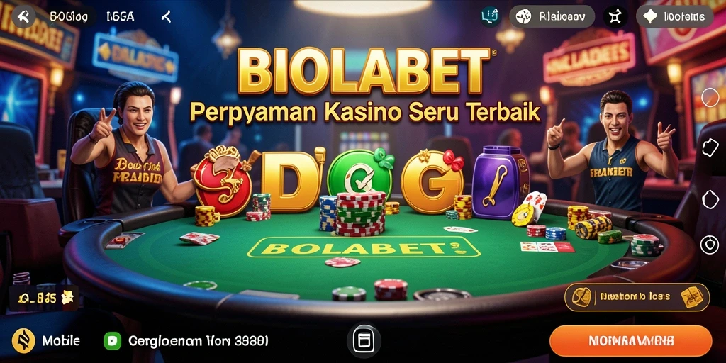 Tampilan menarik dari gameplay Kasino BIOLABET yang mengasyikkan.