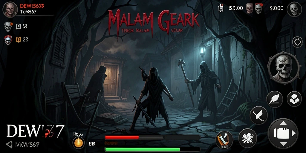 Screenshot menampilkan ketegangan gameplay di DEWI567.