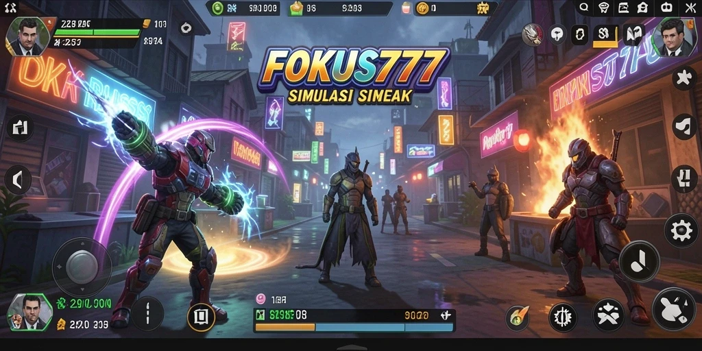 Tampilan gameplay FOKUS777 dengan grafis yang memukau dan fitur interaktif.