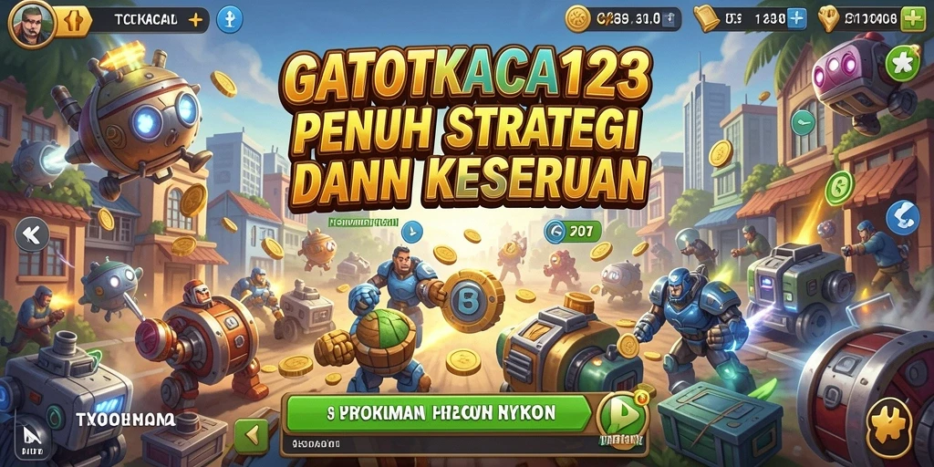 Screenshot menampilkan gameplay seru dari GATOTKACA123.