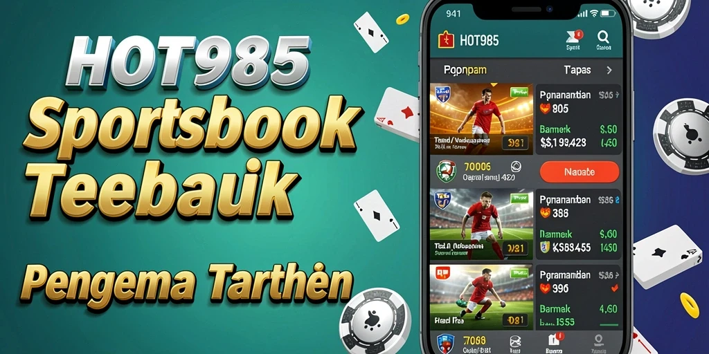 Tampilan utama gameplay HOT985 saat memasang taruhan Sportsbook.
