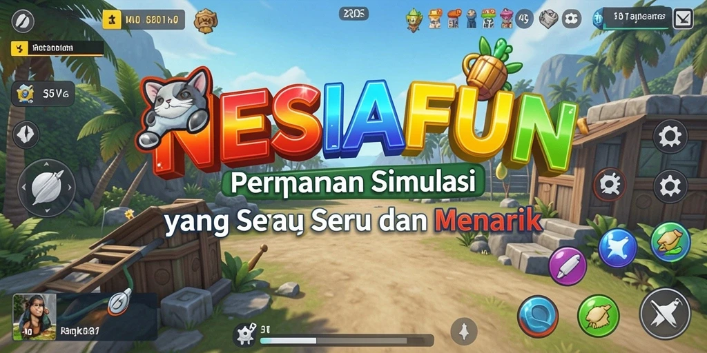 Tampilan gameplay NESIAFUN dengan grafik menawan dan interaksi mendalam.
