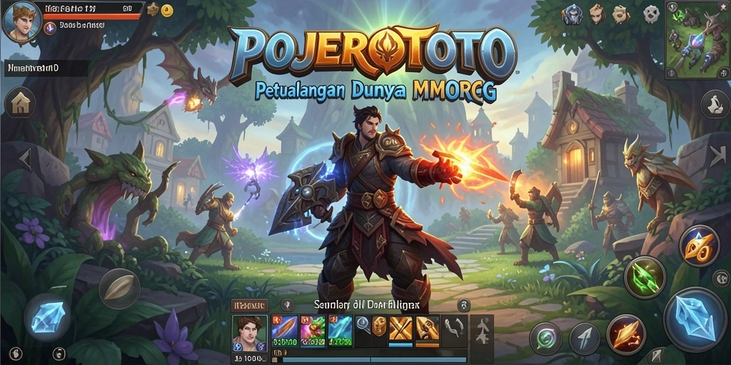Tampilan gameplay POJEROTOTO yang epik dan mendalam.