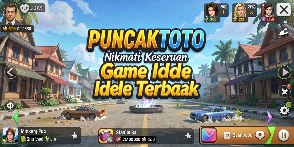 Screenshot utama PUNCAKTOTO menampilkan gameplay Idle yang menarik dan interaktif.