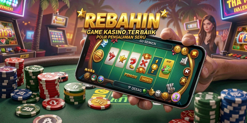 Tampilan menarik dari gameplay Kasino di REBAHIN.