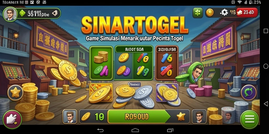 Tampilan menarik dari gameplay SINARTOGEL yang menggambarkan keseruan bermain togel.