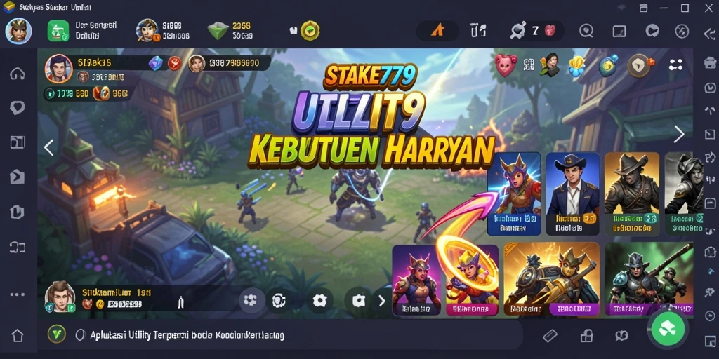 Tampilan utama STAKE779 yang menampilkan fitur pengingat dan manajemen tugas.