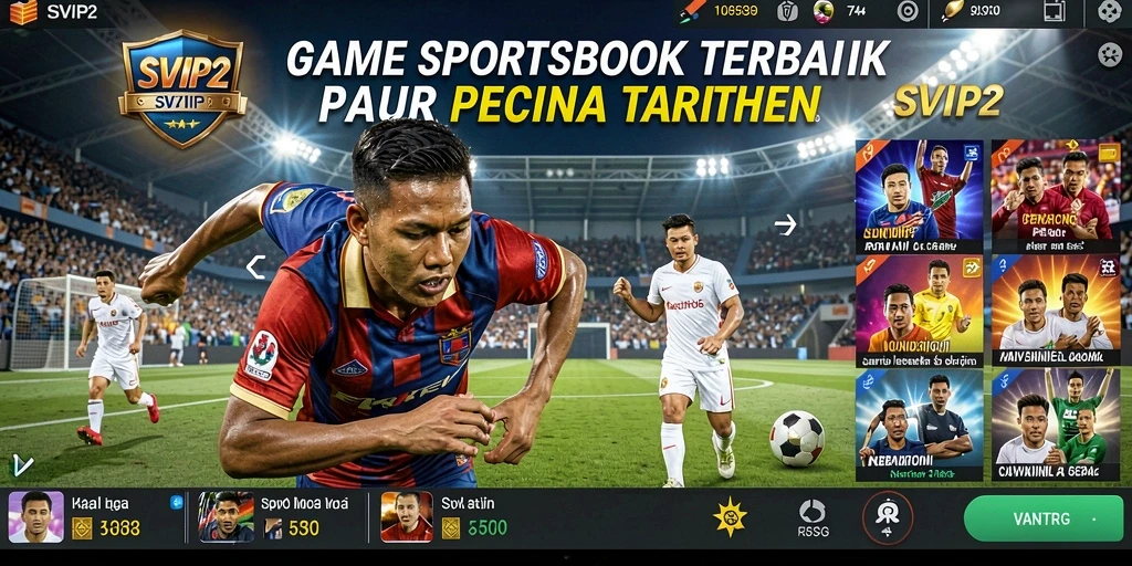 Tampilan gameplay menarik dari SVIP2 yang menghadirkan pengalaman Sportsbook.