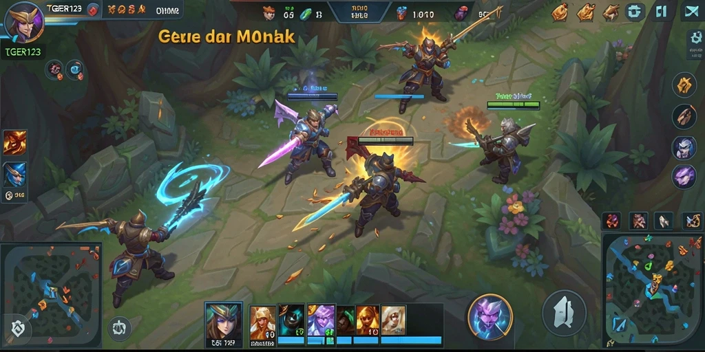 Tampilan gameplay TGER123 yang seru dan menegangkan.