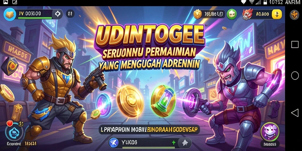 Tampilan gameplay seru dan menarik dalam permainan Arcade UDINTOGEL.
