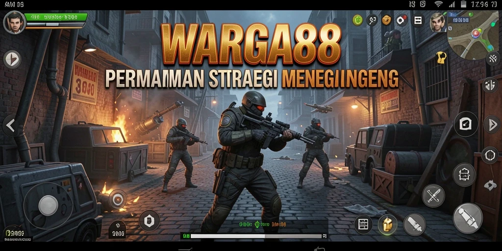 Screenshot gameplay WARGA88 yang menunjukkan strategi pertempuran yang mendebarkan.