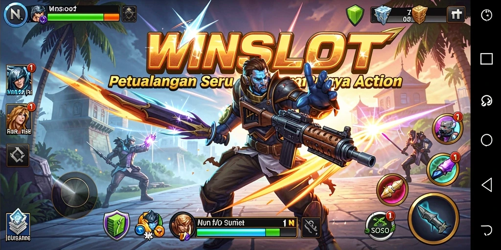 Screenshot gameplay WINSLOT yang penuh aksi dan intens.